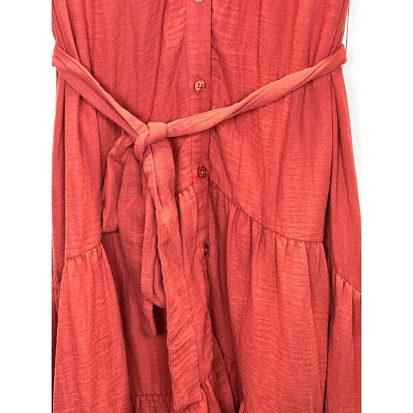 Anthropologie Drew Women's TJ70497 Size M Amber Midi Dress With Belt NWT - Picture 3 of 8